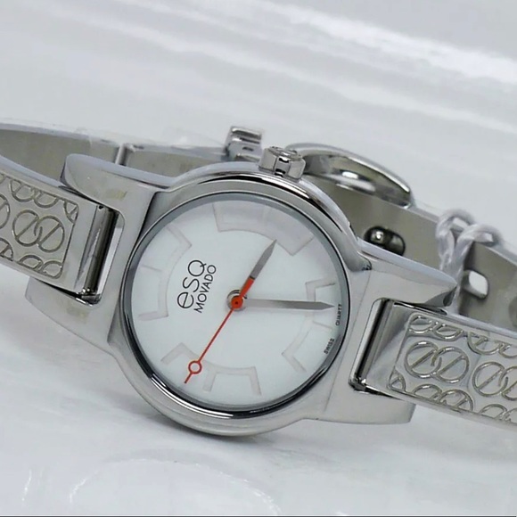 NEW ESQ BY MOVADO 07101412 SWISS QUARTZ LADIES WATCH STEEL NOVA - Picture 3 of 6